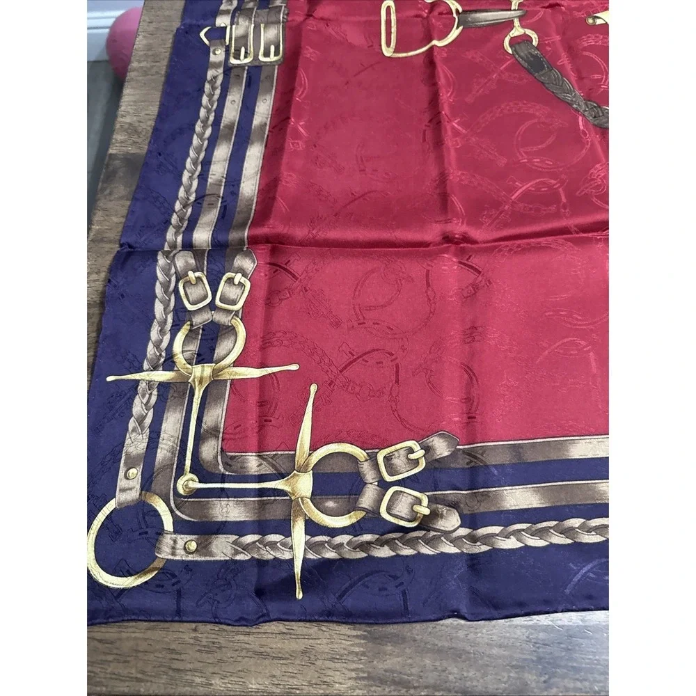 LAUREN Ralph Lauren Crest LXVII Silk‎ Scarf 35